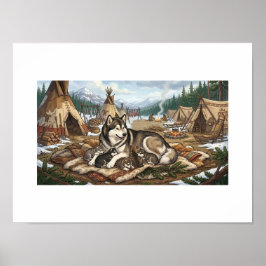 Malamute-Mutter Version 1 Poster