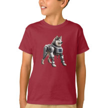 Malamute Robot Kid's T - Shirt