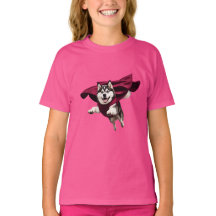Malamute Superhero Kid's T - Shirt