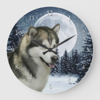 Malamute-Uhr