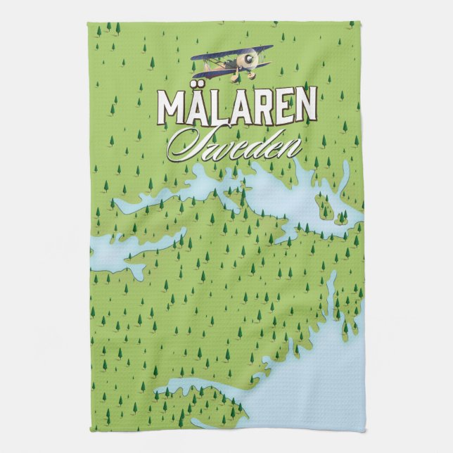 Mälaren Geschirrtuch (Vertikal)