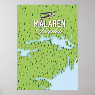 Mälaren Schweden Poster