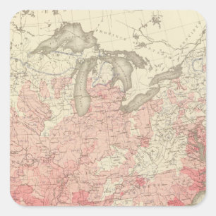 Malariatod, Statistischer Lithograph in den USA Quadratischer Aufkleber