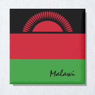 Malawi Fahne & Afrika Urlaub/Sportfans Magnet