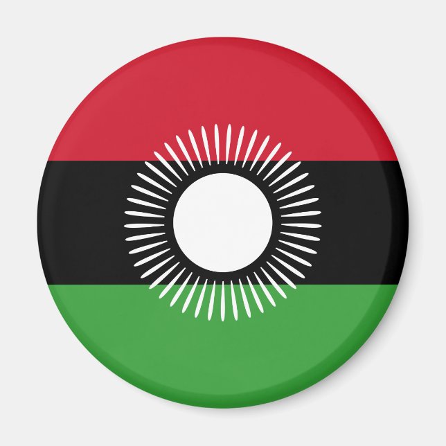 Malawi Flag Magnet (Vorne)