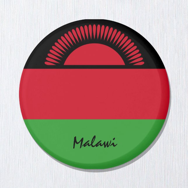 Malawi-Flagge & Afrika - Reise-/Sportfans Magnet (Von Creator hochgeladen)