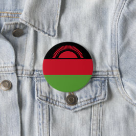 Malawi-Flagge Button