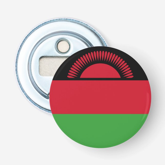 Malawi-Flagge Flaschenöffner (Vorderseite)