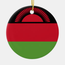 Malawi-Flagge Keramik Ornament