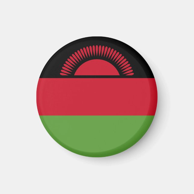 Malawi-Flagge Magnet (Vorne)