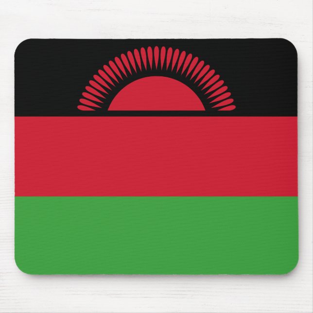 Malawi-Flagge Mousepad (Vorne)