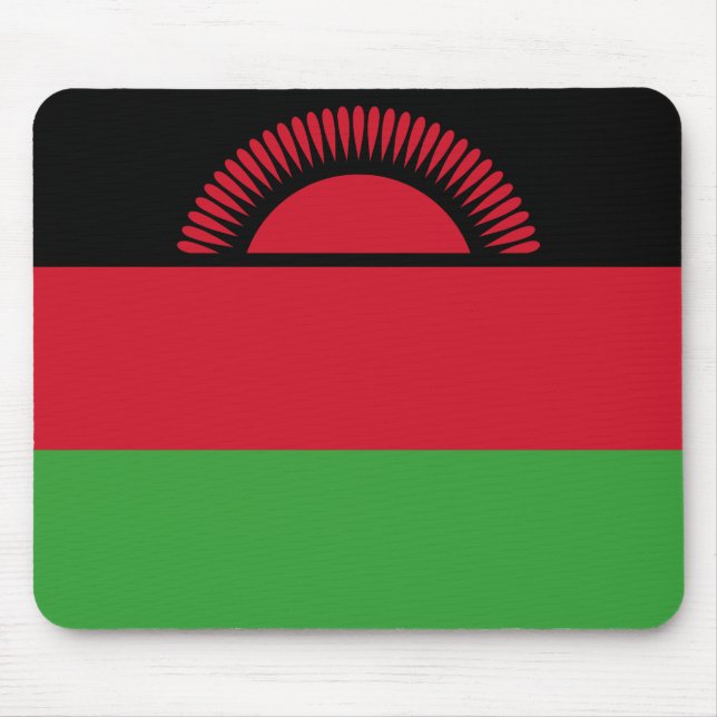 Malawi-Flagge Mousepad (Vorne)