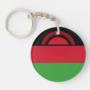 Malawi-Flagge Schlüsselanhänger