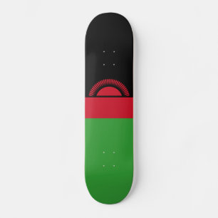 Malawi-Flagge Skateboard