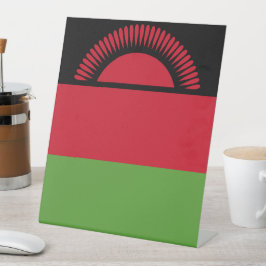 Malawi-Flagge Sockelschild