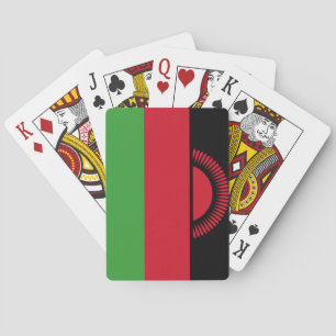 Malawi-Flagge Spielkarten
