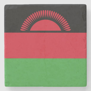 Malawi-Flagge Steinuntersetzer