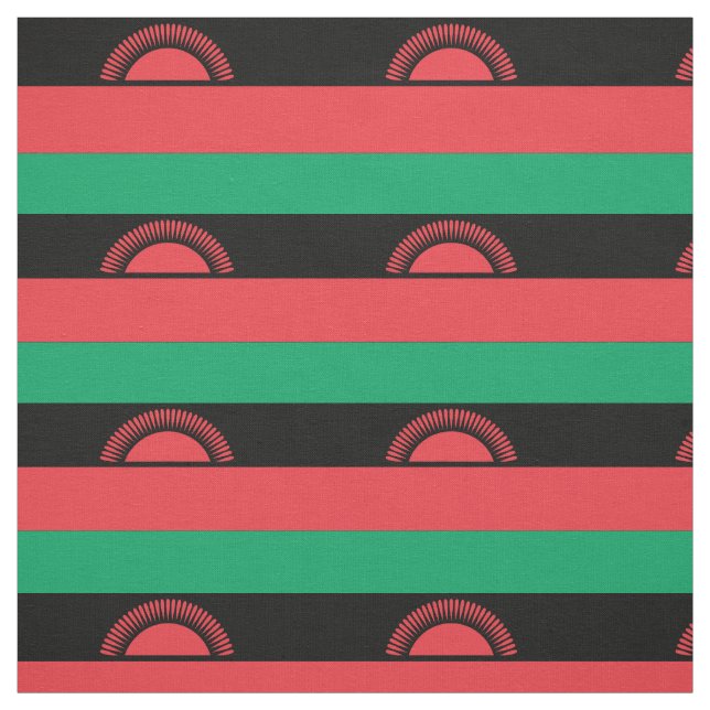 Malawi-Flagge Stoff (Muster)