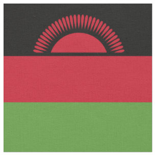 Malawi-Flagge Stoff