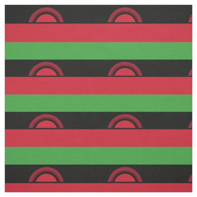 Malawi-Flagge Stoff (Muster)