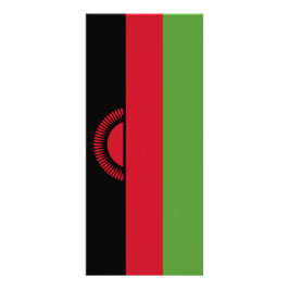 Malawi-Flagge Werbekarte
