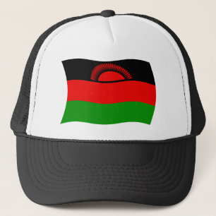 Malawi-Flaggenmütze Truckerkappe