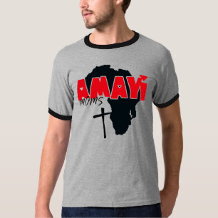 Malawi-Kinder - offizieller Logo-Wecker-T - Shirt