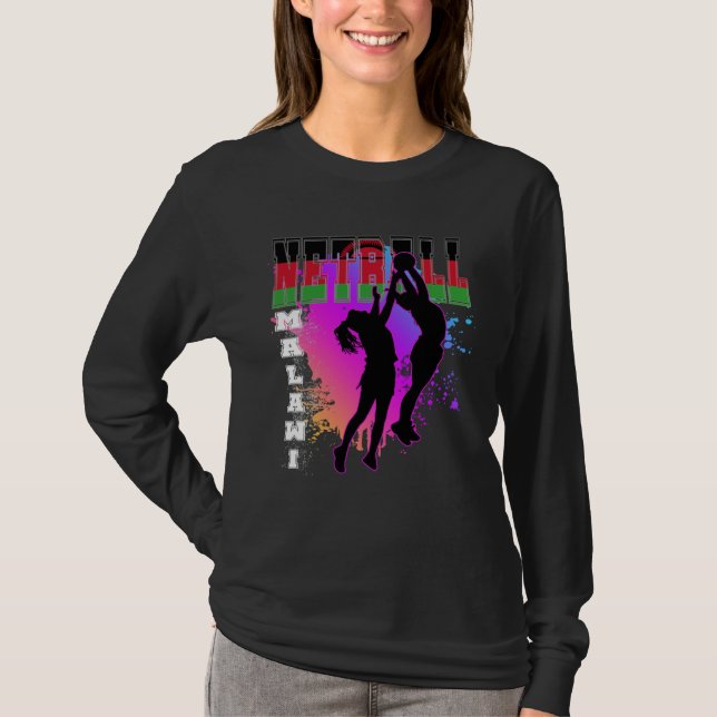 Malawi  Netball T-Shirt (Vorderseite)