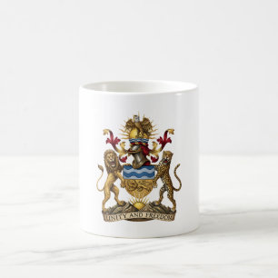 Malawi-Wappen Landesflagge Symbol  Kaffeetasse