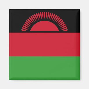 Malawische Flagge Magnet