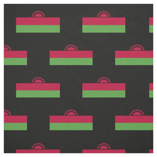 Malawische Flagge Stoff (Muster)