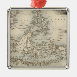 Malay Archipel oder Ostindien Ornament Aus Metall
