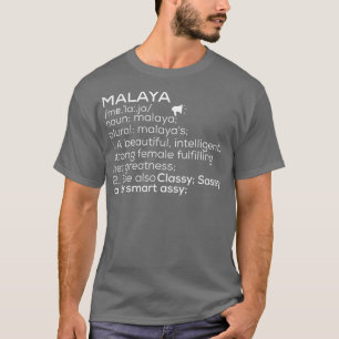 Malaya Name Malaya Definition Malaya Weibliche Bez T-Shirt