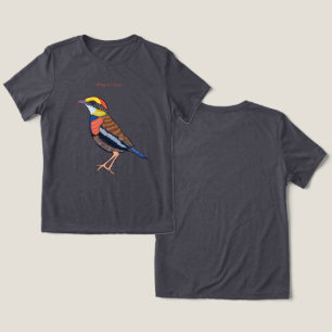 Malayan Banded Pitta Tri-Blend Shirt
