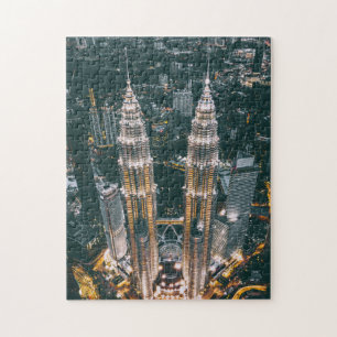 Malaysia Asien Moderne Architektur Wolkenkratzer Puzzle