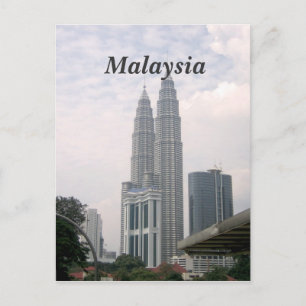 Malaysia City Postkarte