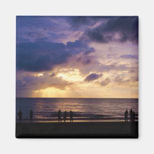 Malaysia Coast Sunset Magnet