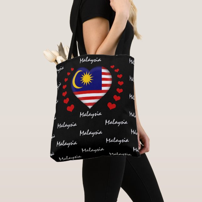 Malaysia Flag & Herz, Malay Flag Mode / Sport (Von Nahem)