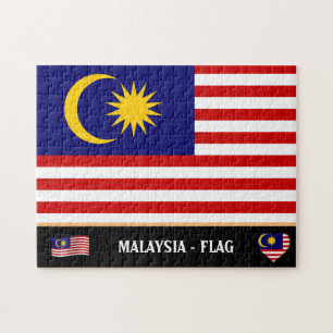 Malaysia Flag & Malaysia Land / Malaysia Puzzle