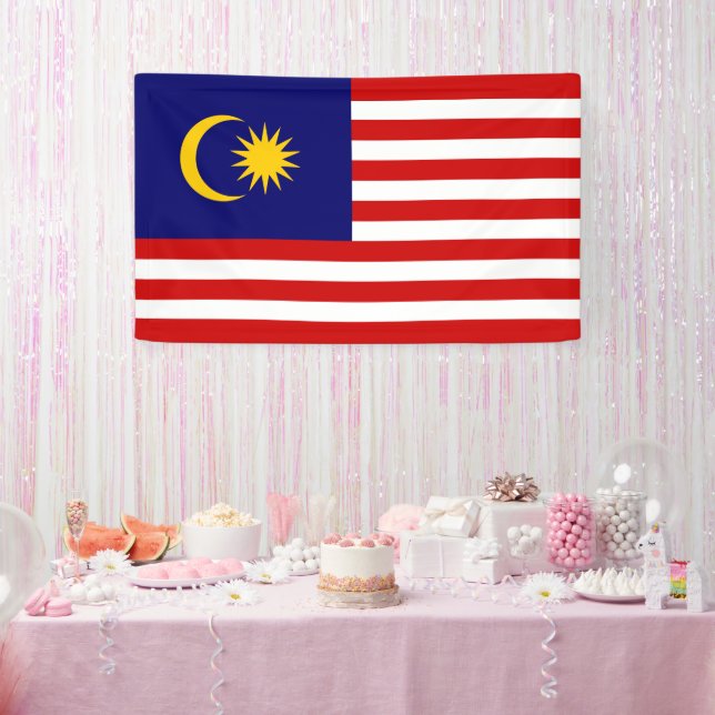 Malaysia-Flagge Banner (Party)