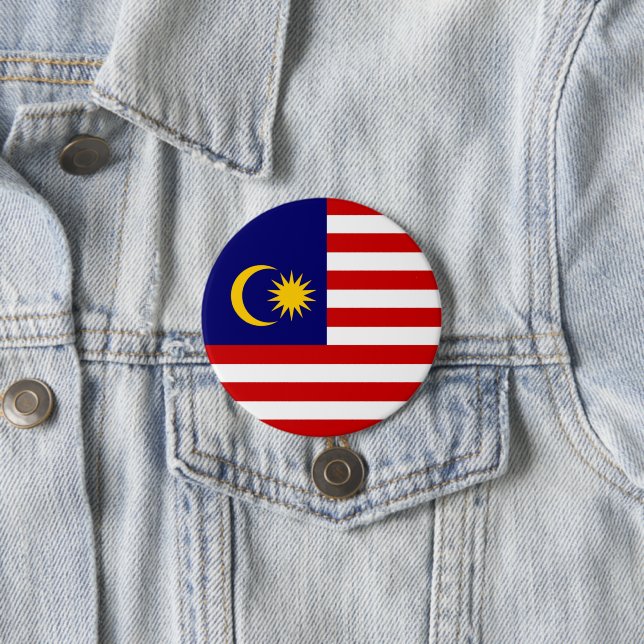 Malaysia-Flagge Button (Beispiel)