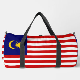 Malaysia-Flagge Duffle Bag