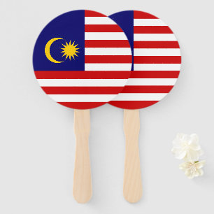 Malaysia-Flagge Fächer