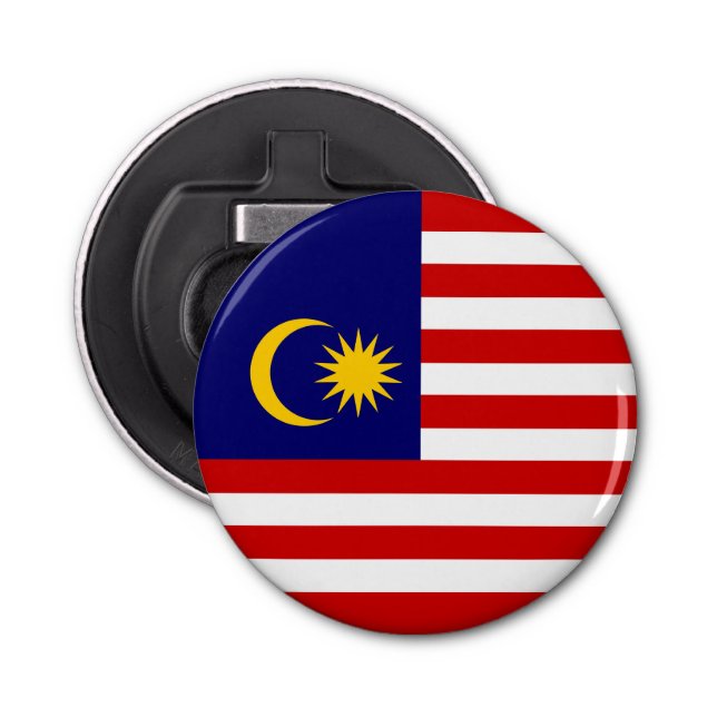 Malaysia-Flagge Flaschenöffner (Vorderseite)