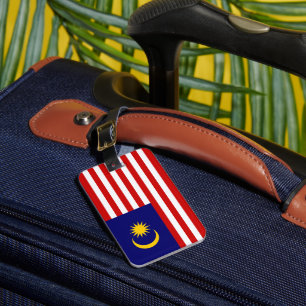 Malaysia-Flagge Gepäckanhänger
