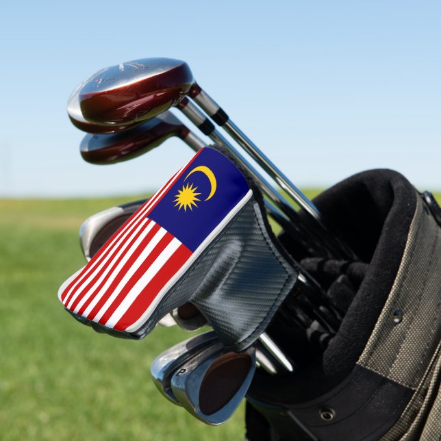 Malaysia-Flagge Golf Headcover (In Situ)