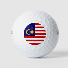 Malaysia-Flagge Golfball