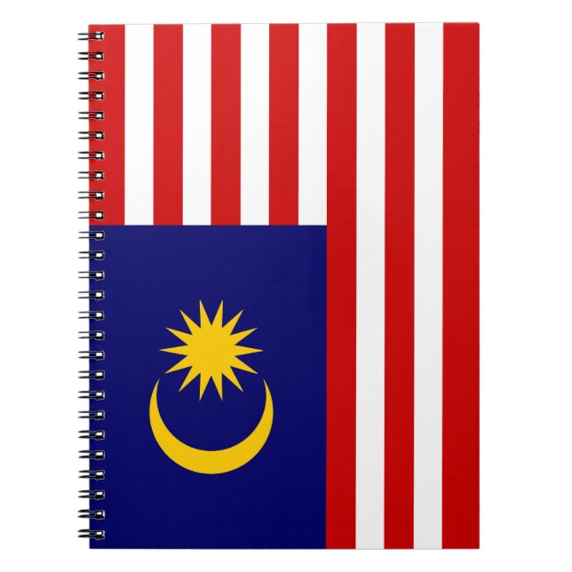 Malaysia-Flagge Notizblock (Vorderseite)