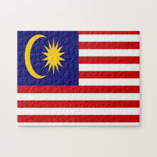 Malaysia - Flagge - Puzzle