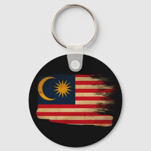 Malaysia-Flagge Schlüsselanhänger